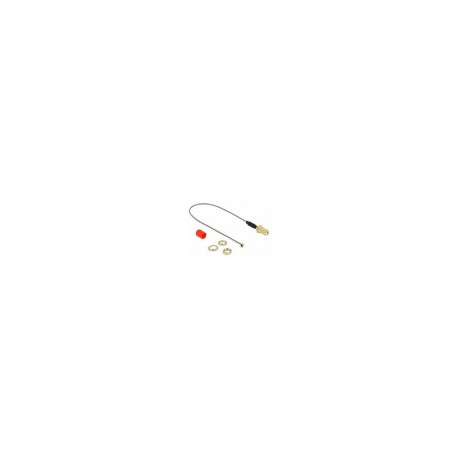"Antennenkabel SMA Buchse zum Einbau Ferritkern zu I-PEX Inc., MHF® I Stecker 1.13 20 cm Gewindeläng