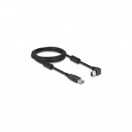 "Delock USB 5 Gbps Kabel Typ-A Stecker zu Typ-B Stecker 90° rechts gewinkelt 2 m"