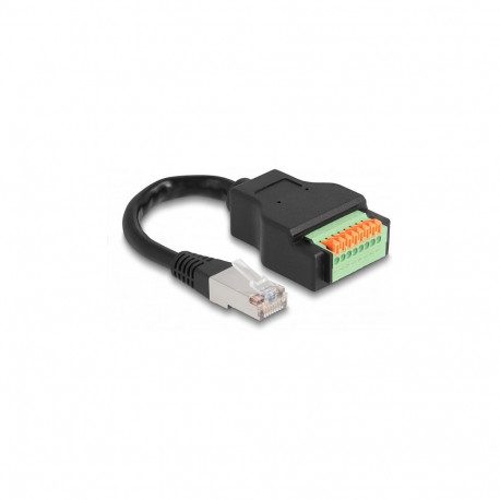 Delock RJ45 Cat.5e pistik-terminalplokk-adapter surunupuga 15 cm kaabel