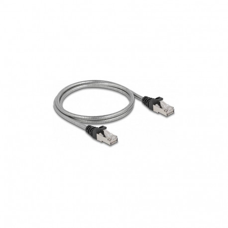 "Delock RJ45 Kabel Cat.6A U/FTP mit Metallmantel 1 m"