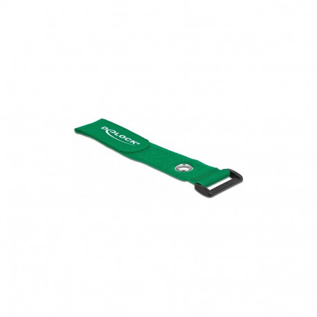 Takjakinnitusega kaablisidemed aasaga ja kinnitusavaga L 280 x B 38 mm, rohelised, 3 tk