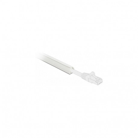 Delock mini isesulguv isekleepuv kaablikanal 12 x 12 mm - pikkus 1 m valge