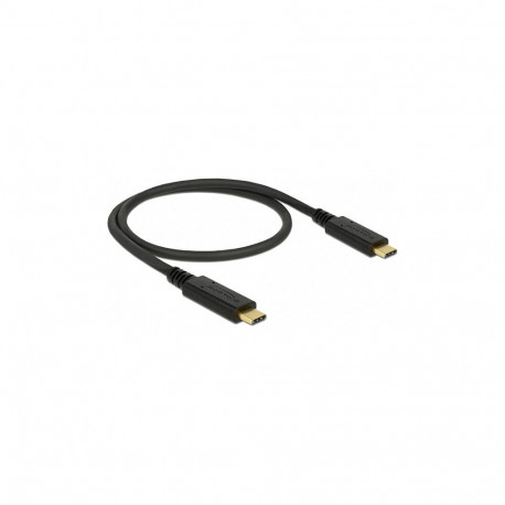 "Delock USB 10 Gbps Kabel USB Type-C™ zu USB Type-C™ 0,5 m PD 5 A E-Marker"