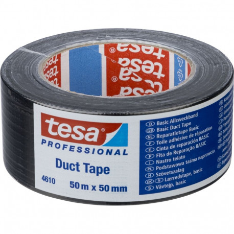 "Tesa Gewebekleb. 50m x 50mm schwarz 04610"