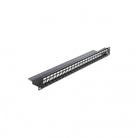 "Patchpanel Delock 1HE 24 Keystone Ports"