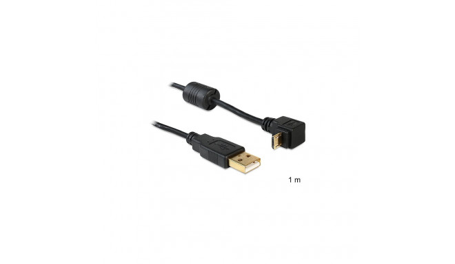 "USB Delock USB A-micro USB 1m 90°"