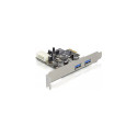 Delock USB 3.0 PCIE 2x madalprofiilne