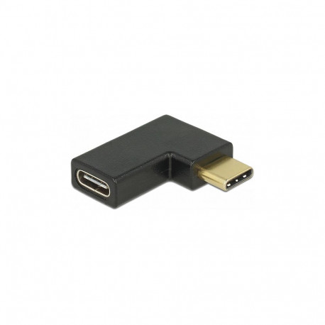 "Adapter USB 10 Gbps USB Type-C™ Stecker zu Buchse gewinkelt links / rechts"