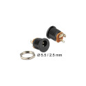 "Netzanschluss - Gleichstromstecker 5,5 x 2,5 mm (W)"