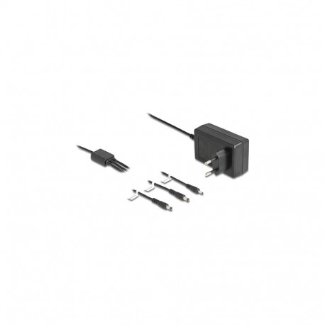 "DeLock Externes Netzteil 12,0 V / 3,0 A / 36,0 W DC 3,5 x 1,35 mm, DC 5,5 x 2,1 mm, DC 5,5 x 2,5 mm