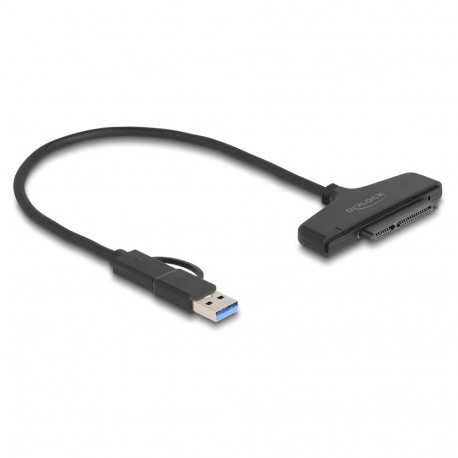 DeLock USB - SATA 6 Gb/s konverter USB Type-C™ või USB Type-A pistikuga