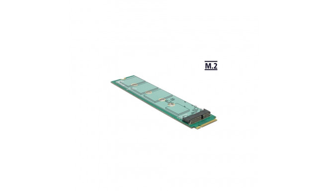 DeLock adapter M.2 Key M pistik > M.2 Key E pesa