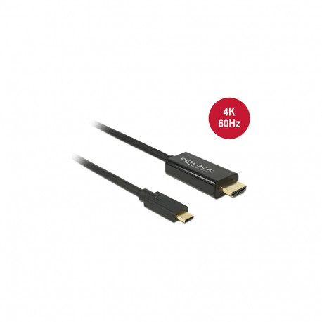 "Kabel USB Type-C™ Stecker > HDMI Stecker (DP Alt Mode) 4K 60 Hz 2 m schwarz"