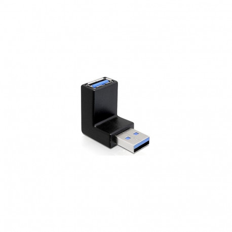 "Adapter USB 10 Gbps Stecker zu Buchse gewinkelt 270° vertikal"