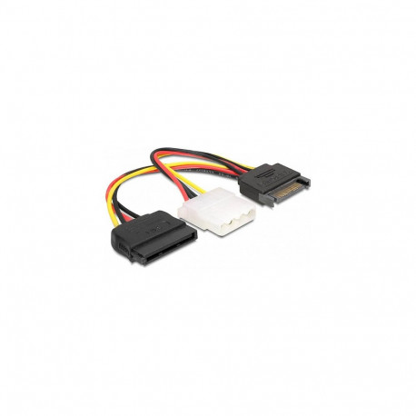 SATA toide 15pin>4pin+SATA 5pin Del