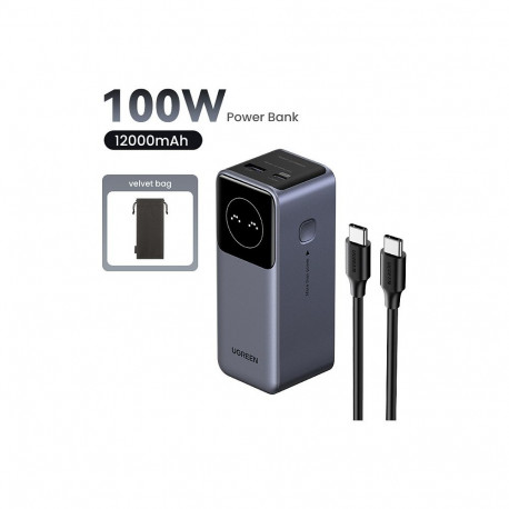 "12000mAh 100W Fast Charging Powerbank"