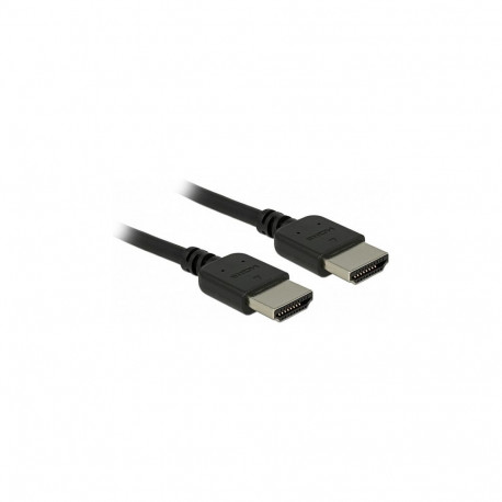 "DeLock HDMI (ST-ST) 2m Anschlusskabel 4K 60Hz Schwarz"