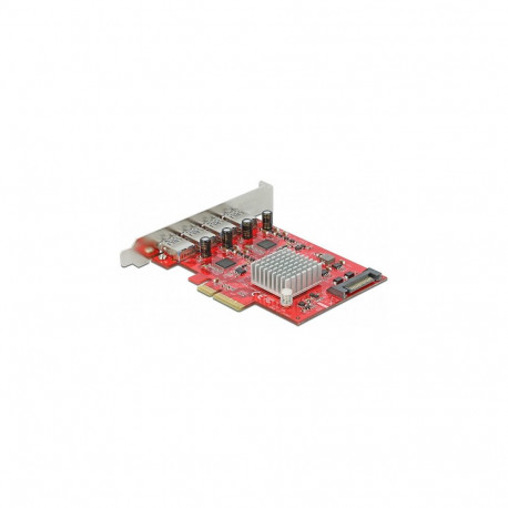 "Delock PCI Express card > 4 x USB 3.2 - USB-Adapter - 4 x PCIe 3.0"
