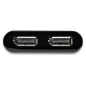 StarTech.com adapter USB3.0 (ST) > 2x DisplayPort (BU) 4K 60Hz 30cm must