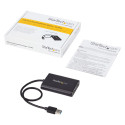 StarTech.com adapter USB3.0 (ST) > 2x DisplayPort (BU) 4K 60Hz 30cm must