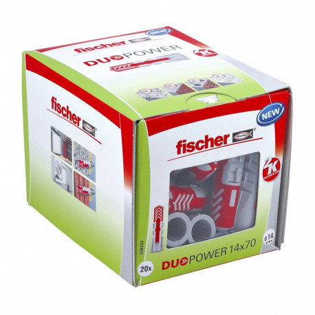 fischer DuoPower 14x70 universaaltüüblite komplekt 14 x 70 mm, 20 tk