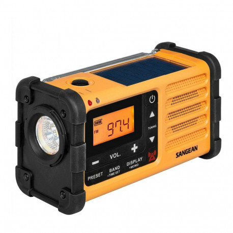 "Sangean MMR-88 (USB-C) gelb Notfall/Kurbel/Solar Radio"