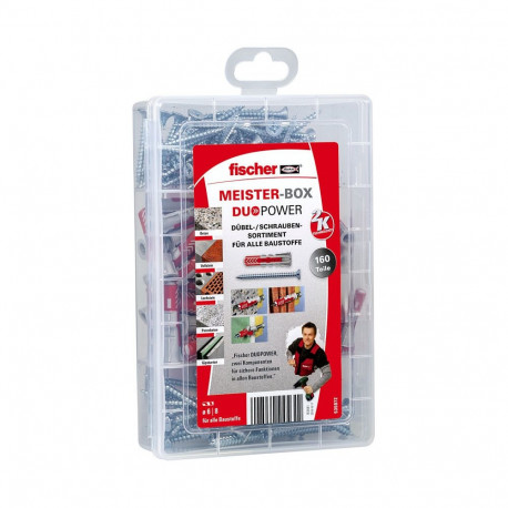 "Fischer MeisterBox DuoPower + Schrauben"