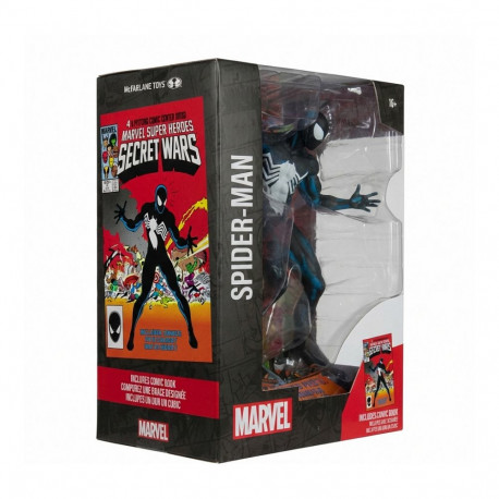 "McFarlane Marvel collection Spider-Man black suit"