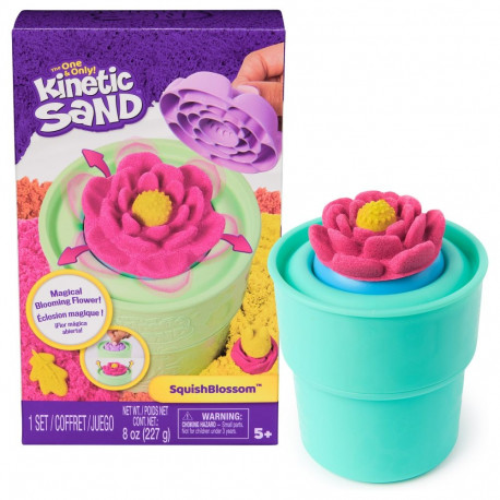 "Spinmaster Kinetic Sand - Squish Blumen Set (227 Gramm Sand)"