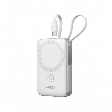 Anker MagGo valge akupank, USB-C, Apple Watch, 10 000 mAh, A1657H21