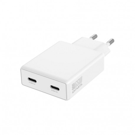 "4smarts Netzladegert PDPlug Slim Dual 65W GaN 2C, wei"