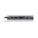 ICY BOX IB-DK4040-CPD USB-C 10-in-1 PD 100W dokkimisjaam