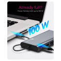 ICY BOX IB-DK4040-CPD USB-C 10-in-1 PD 100W dokkimisjaam