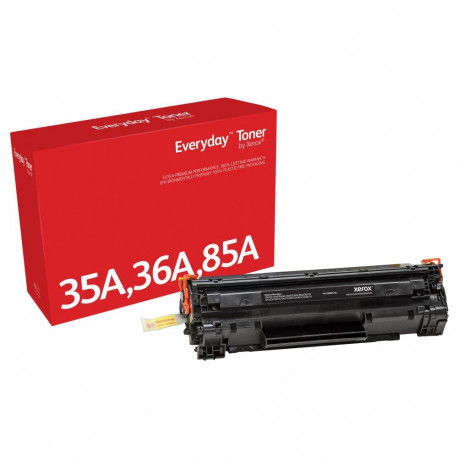 "Xerox Everyday Toner 006R03708 Schwarz alternativ zu HP Toner 35A / 36A / 85A CB435A / CB436A / CE2
