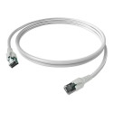 "EASYLAN FlexBoot Patchkabel Kat.6A S/FTP weiss 0.5m"