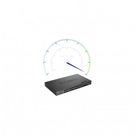 D-Link lüliti DXS-3410-32SY/E 32-pordiline 10G 3. kihi hallatav virnastatav
