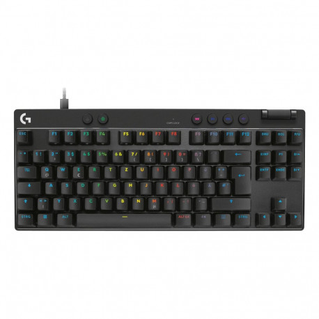 Logitech PRO X TKL RAPID must juhtmega mänguriklaviatuur, magnetilised analooglülitid, Rapid-Trigger