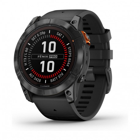 Garmin Fenix 7X Pro Solar (26mm) must/kiltkivihall