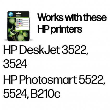 "HP Tinte 364 N9J73AE Multipack (BK/C/M/Y)"