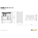 "Midi be quiet! Pure Base 501 DX White"