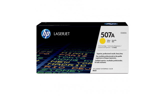"HP Toner 507A CE402A Gelb"