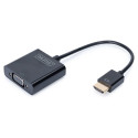 "DIGITUS HDMI-Konverter HDMI-A -> VGA(D-Sub) schwarz"