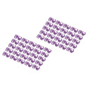 DIGITUS lillad värviklambrid patch-kaablitele 100 tk