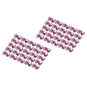 "DIGITUS Farbclips für Patchkabel 100Stk. Magenta"
