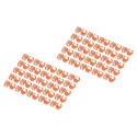 "DIGITUS Farbclips für Patchkabel 100Stk. Orange"