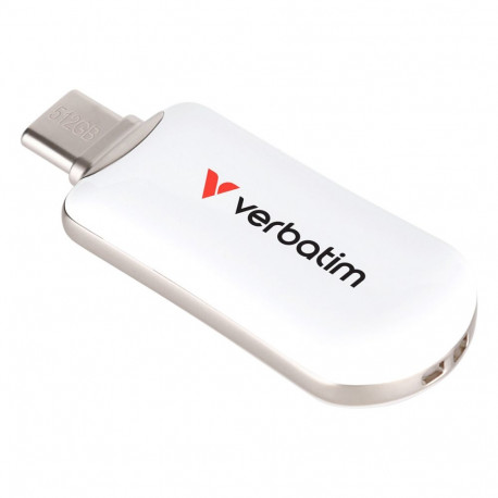 Verbatim Plectra 512GB valge USB-C mälupulk 30231