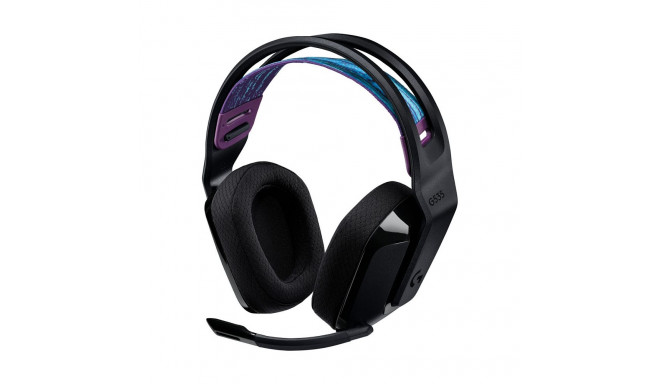 "Logitech G G535 Lightspeed Wireless Gaming Headset Headset full size Lightspeed wireless black Disc