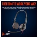 HP Poly Blackwire C3225 stereo peakomplekt USB-C/A & 3.5 mm