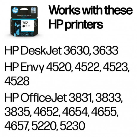 "HP Tinte 302 F6U66AE Schwarz"