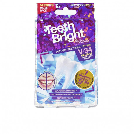 7TH HEAVEN TEETH BRIGHT tiras dentales blanqueadoras 14 u